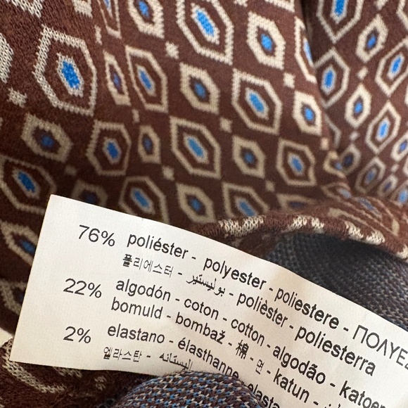 Zara Geometric Long Fitted Dress - Picture 6 of 7